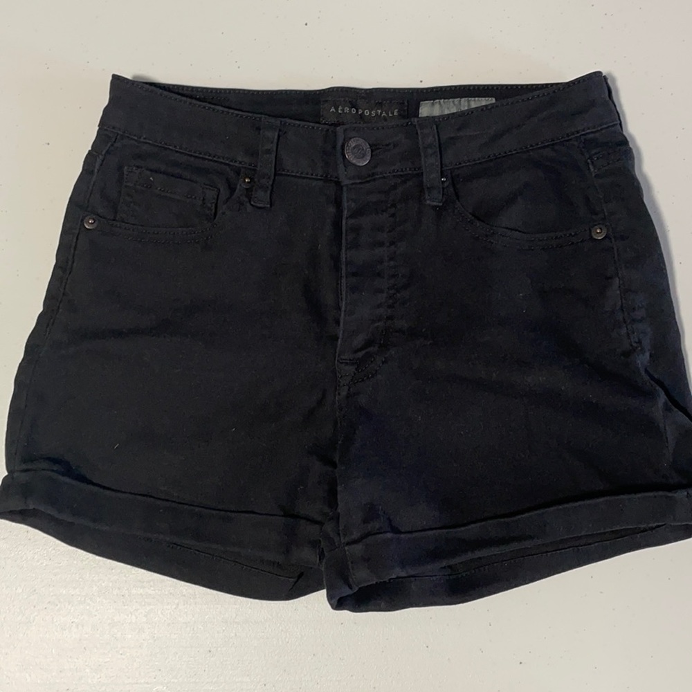 Aeropostale midi black shorts size 2